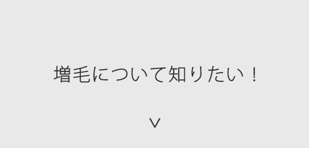 増毛について知りたい！