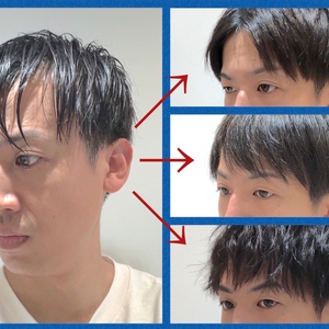 【２０代　Ｍ字】人気俳優の前髪に挑戦してみた結果。。