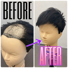 【U字　頭頂部　薄毛　髪型】U字型薄毛をカバーするヘアセット